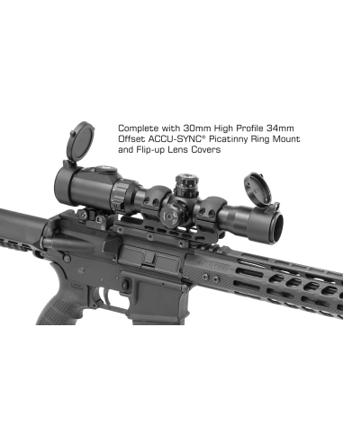 UTG® 1-8X28 30mm MRC Scope, IE®, BG4 Reticle, with ACCU-SYNC® UTG & UTG Pro - 6