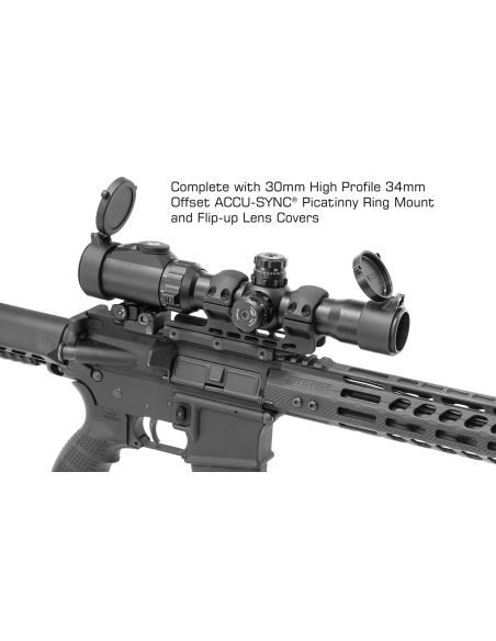 UTG® 1-8X28 30mm MRC Scope, IE®, BG4 Reticle, with ACCU-SYNC® UTG & UTG Pro - 6