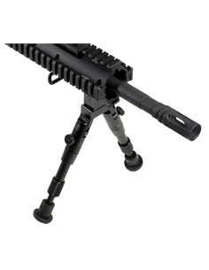 UTG Shooter's SWAT Bipod, Rubber Feet, 6.2"-6.7" Center Height UTG & UTG Pro - 1 2