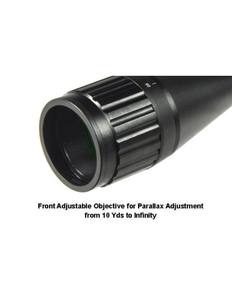 UTG® TRUE HUNTER® 6-24X50 1" Scope, AO, 36-color, Mil-dot, w/ Rings UTG & UTG Pro - 8