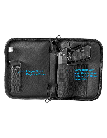 UTG Discreet Handgun Case, for Sub-compact Pistol & Revolver UTG & UTG Pro - 7