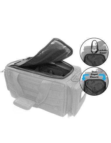 UTG® All-in-1 Range Bag, 21"x9"x8", Black UTG & UTG Pro - 7