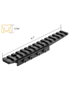 UTG® Universal Dovetail to Picatinny Adaptor UTG & UTG Pro - 1 2