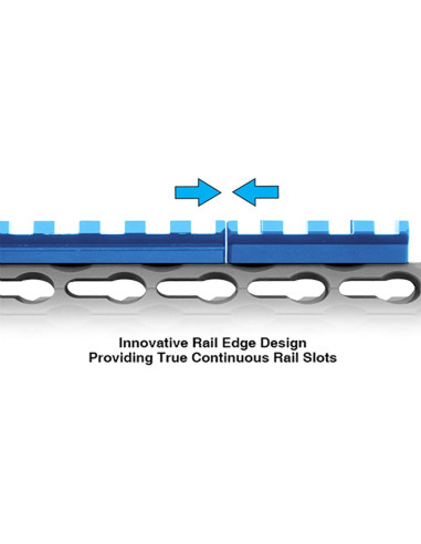 UTG PRO® Keymod Rail Section, 4-slot, Black UTG & UTG Pro - 5