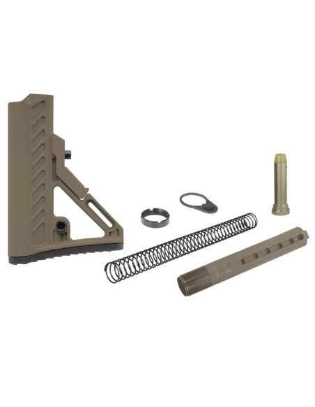 UTG PRO® AR15 Ops Ready S2 Mil-spec Stock Kit, FDE UTG & UTG Pro - 1