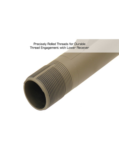 UTG PRO® AR15 6-position Receiver Extension Tube Kit, Mil-spec, FDE Cerakote® UTG & UTG Pro - 6