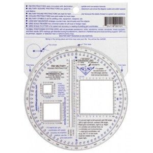 Recon Military Round Protractor  - 1