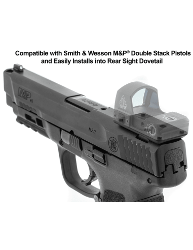 UTG® Rear Sight Dovetail Optic Mount, S&W M&P® Compatible, for DOCTER® UTG & UTG Pro - 3