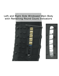 UTG® AR15 Windowed Polymer Magazine, 30 Round, .223/5.56, Black UTG & UTG Pro - 1 2