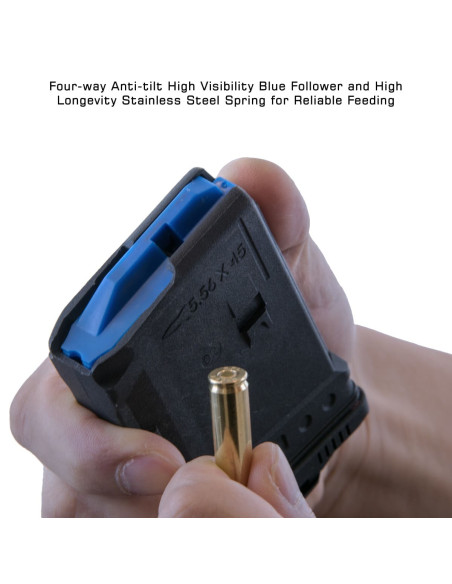 UTG® AR15 Polymer Magazine, 10 Round, .223/5.56 UTG & UTG Pro - 2