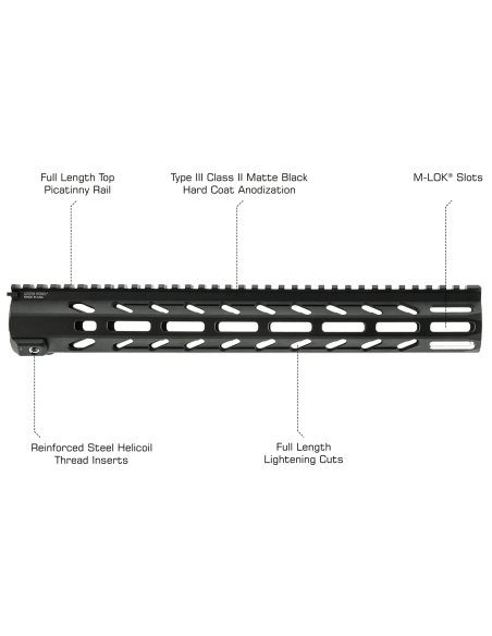 UTG PRO® Arwen Free Float M-LOK® Handguard,14" UTG & UTG Pro - 3