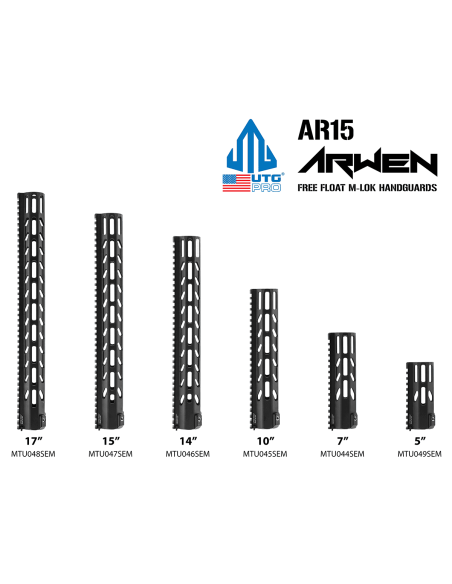 UTG PRO® Arwen Free Float M-LOK® Handguard,14" UTG & UTG Pro - 12