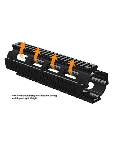 UTG PRO® AR15 Drop-in Quad Rail Handguard, Mid-length UTG & UTG Pro - 4