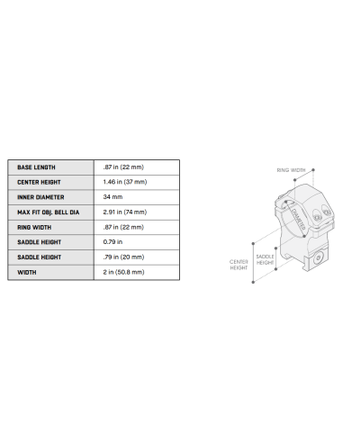 UTG® ACCU-SYNC® 34mm QR Picatinny Scope Rings UTG & UTG Pro - 6