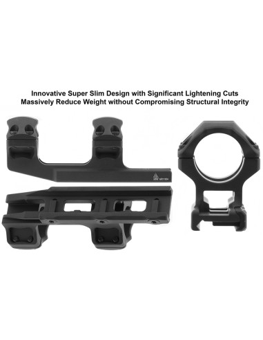 UTG® ACCU-SYNC® 1" Picatinny Cantilever Mount, 34mm Offset, Medium Profile, Blue UTG & UTG Pro - 3