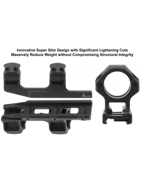 UTG® ACCU-SYNC® 1" Picatinny Cantilever Mount, 34mm Offset, Medium Profile, Blue UTG & UTG Pro - 3