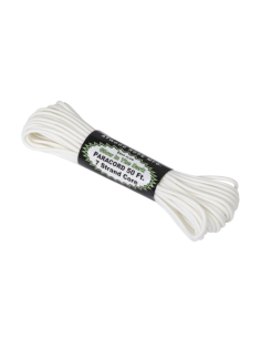 550 Paracord Glow In The Dark (50ft) - White | Atwood Rope MFG Helikon-Tex - 1