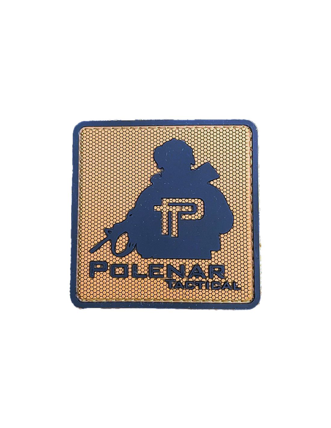 PT Logo PVC patch | Black/Coyote
