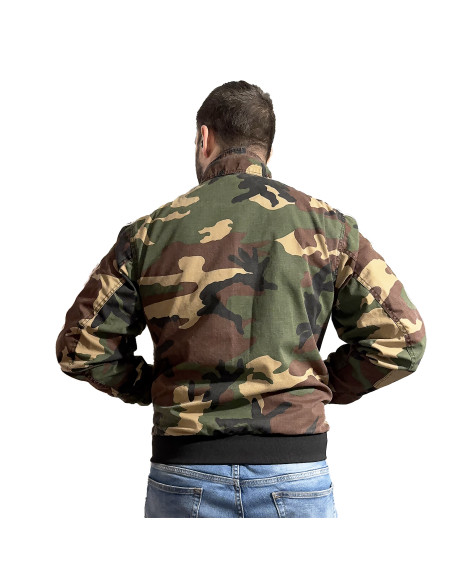 Three stripes Ripstop Jacket | Woodland Polenar Tactical - 4