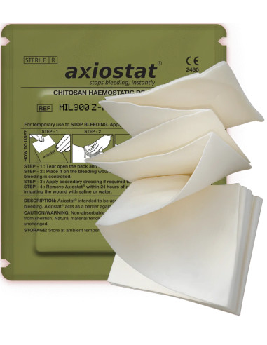 Hemostatic Z-Fold Gauze Chitosan (300 cm)| Axiostat Axiostat - 1