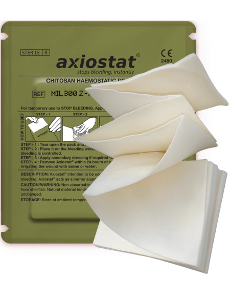 Hemostatic Z-Fold Gauze Chitosan (300 cm)| Axiostat Axiostat - 1