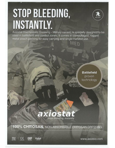 Hemostatic Z-Fold Gauze Chitosan (300 cm)| Axiostat Axiostat - 5