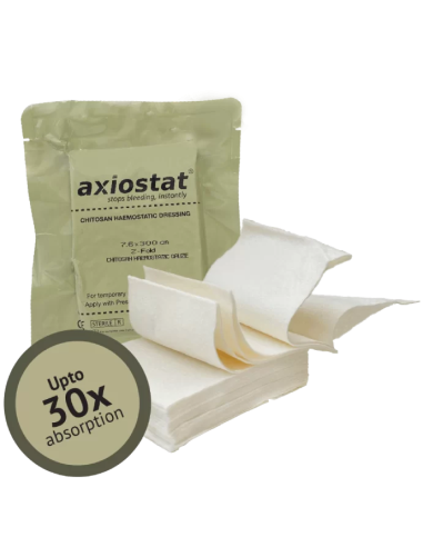 Hemostatic Z-Fold Gauze Chitosan (300 cm)| Axiostat Axiostat - 2