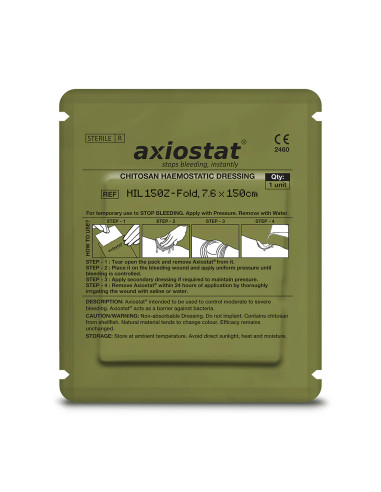 Hemostatic Z-Fold Gauze Chitosan (150 cm)| Axiostat Axiostat - 1