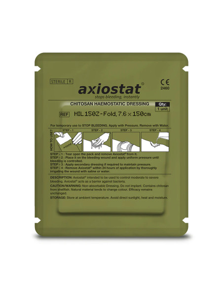 Hemostatic Z-Fold Gauze Chitosan (150 cm)| Axiostat Axiostat - 1