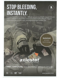 Hemostatic Rolled Gauze Chitosan (150 cm)| Axiostat Axiostat - 1 2