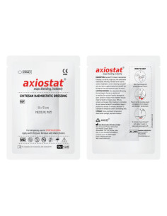 Hemostatic Non-Woven Patch Chitosan (8x8 cm)| Axiostat Axiostat - 1 2