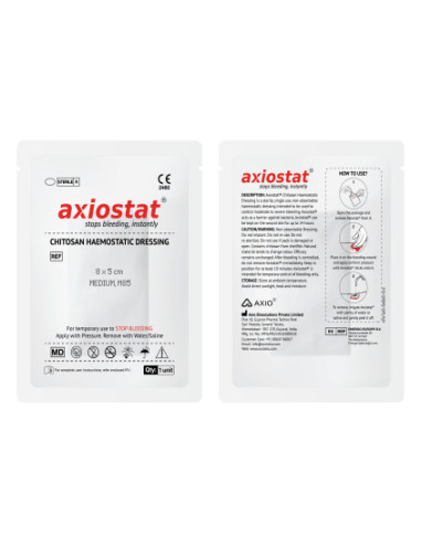 Hemostatic Non-Woven Patch Chitosan (8x8 cm)| Axiostat Axiostat - 2
