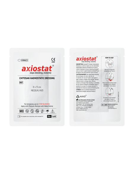 Hemostatic Non-Woven Patch Chitosan (8x8 cm)| Axiostat Axiostat - 2