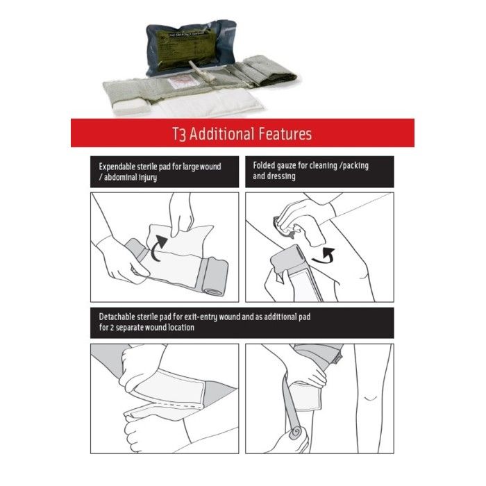T3 Israeli Bandage 4” - New Generation  - 13