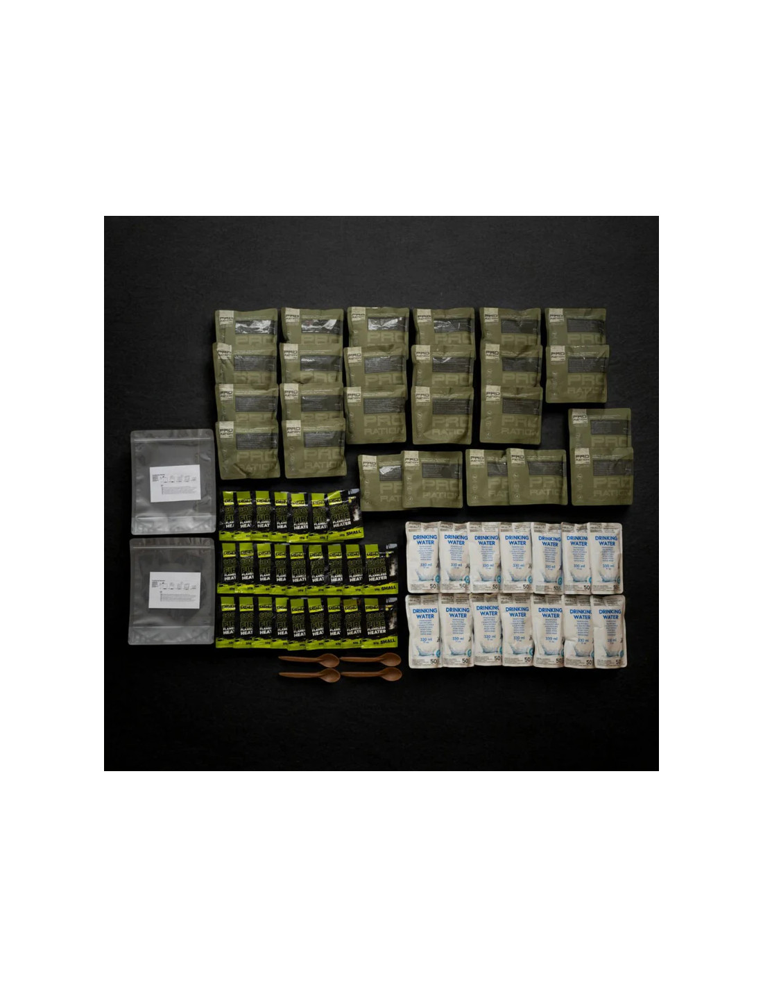 Water Ration Box Emergency Food&Water Box, Pro Ration | Adventure Menu