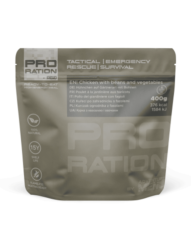 Chicken with Beans and Vegetables PRO, Pro Ration | Adventure Menu Adventure Menu - 1