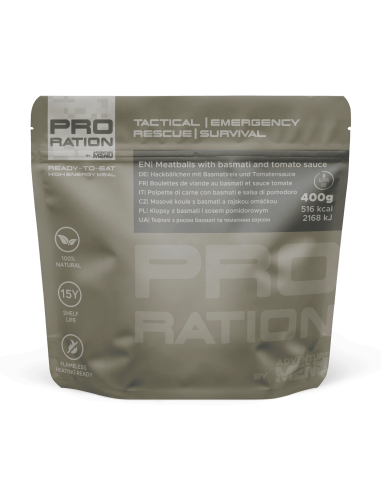 Meatballs with Basmati and Tomato sauce, Pro Ration | Adventure Menu Adventure Menu - 1