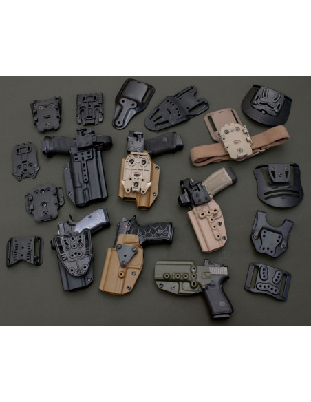 Glock + Olight PL Turbo / PL-PRO / PL-3 / BALDR PRO R | Malin OWB Holster | BGs Battle Gnome Solutions - 6