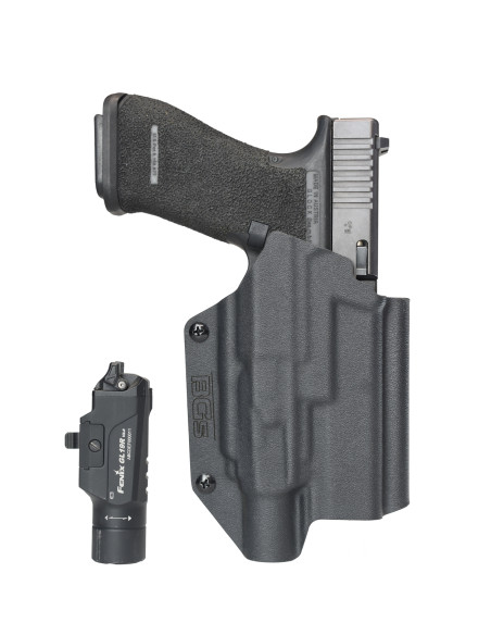 Glock + Fenix GL23R / GL19R V2.0 | Malin OWB Holster | BGs Battle Gnome Solutions - 6