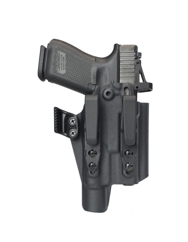 Glock 19 + Olight PL Turbo / PL-PRO / PL-3 / BALDR PRO R | Renny IWB Holster | BGS Battle Gnome Solutions - 4