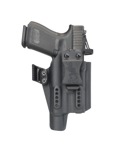 Glock 19 + Olight PL Turbo / PL-PRO / PL-3 / BALDR PRO R | Renny IWB Holster | BGS Battle Gnome Solutions - 3