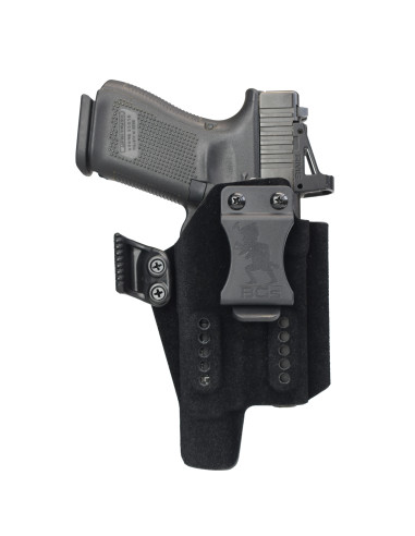 Glock 19 + Olight PL Turbo / PL-PRO / PL-3 / BALDR PRO R | Renny IWB Holster | BGS Battle Gnome Solutions - 1