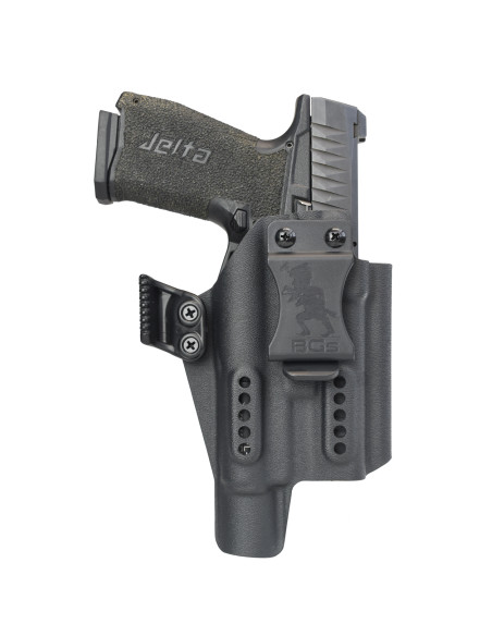 Glock 19 + Olight PL Turbo / PL-PRO / PL-3 / BALDR PRO R | Renny IWB Holster | BGS Battle Gnome Solutions - 5