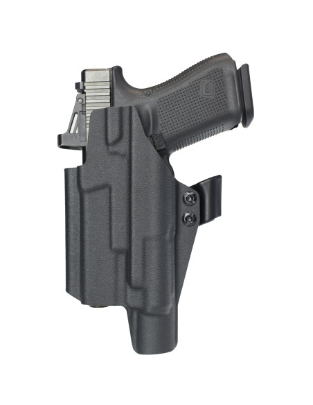 Glock 19 + Olight PL Turbo / PL-PRO / PL-3 / BALDR PRO R | Renny IWB Holster | BGS Battle Gnome Solutions - 6