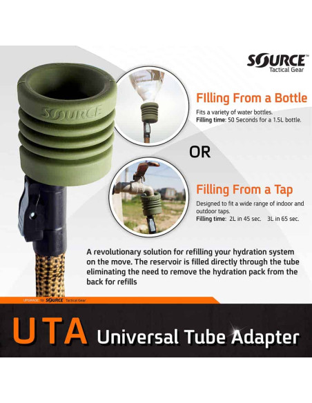 ILPS 3L Low Profile Bladder + UTA 3L | ILPS Source Source Tactical Gear - 7