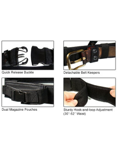 UTG® Law Enforcement and Security Duty Belt, Olive Drab Geen UTG & UTG Pro - 1 2