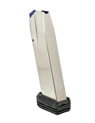 Nickel plated CZ75 / SP-01 / Shadow 1 / 2 - 17+2 Round Magazine | Mec-Gar  - 3