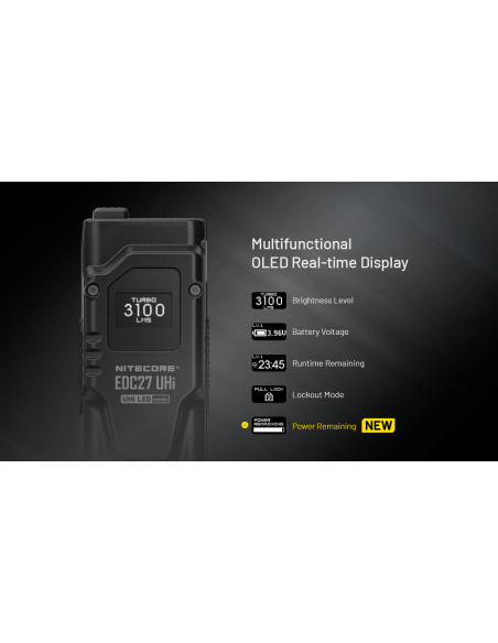 EDC Flashlight EDC27 UHi (3100 Lumen) | NITECORE NITECORE - 2
