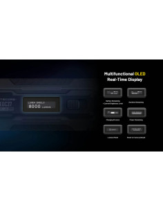EDC Flashlight EDC37 (8000 Lumen) | NITECORE NITECORE - 1 2