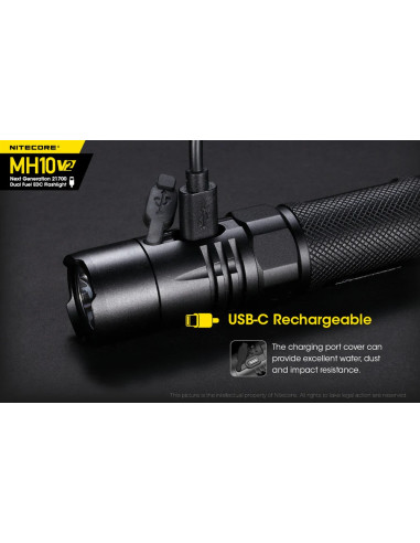 EDC Flashlight MH10 v2 (1200 Lumen) | NITECORE NITECORE - 2